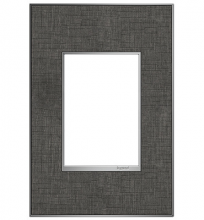 Legrand AWM1G3SL4 - adorne® Slate Linen One-Gang-Plus Screwless Wall Plate