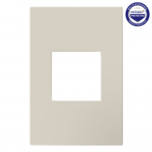 Legrand AWP1G2OM - adorne® Oatmeal One-Gang-Plus Screwless Wall Plate with Microban®