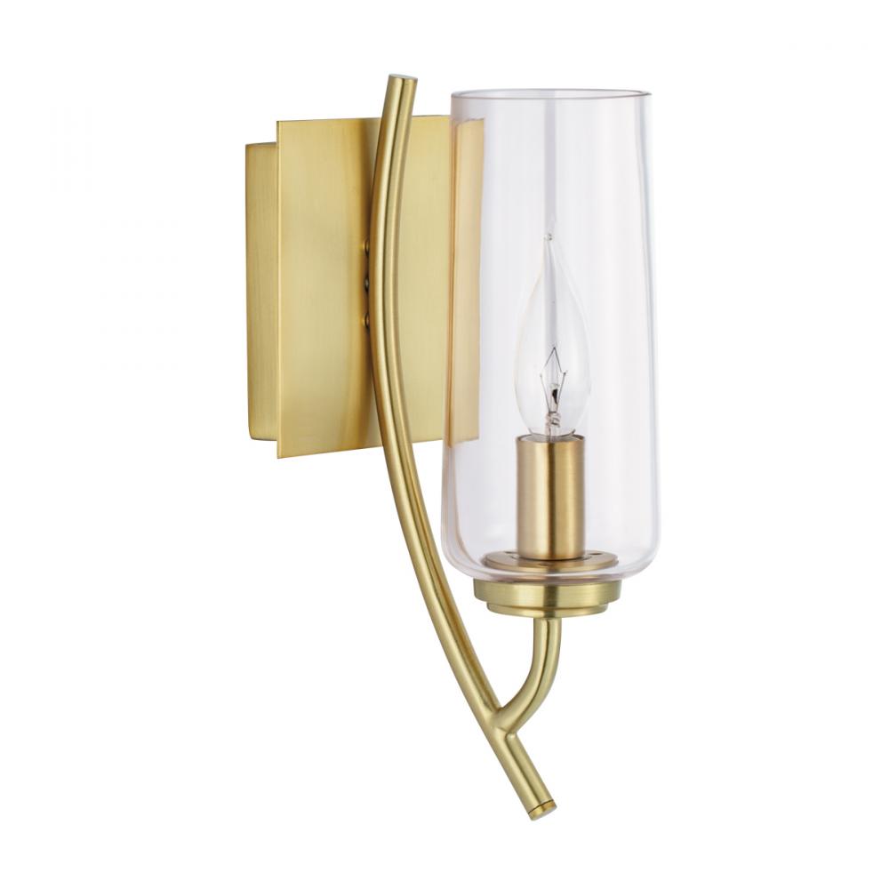 Tulip Sconce - Satin Brass