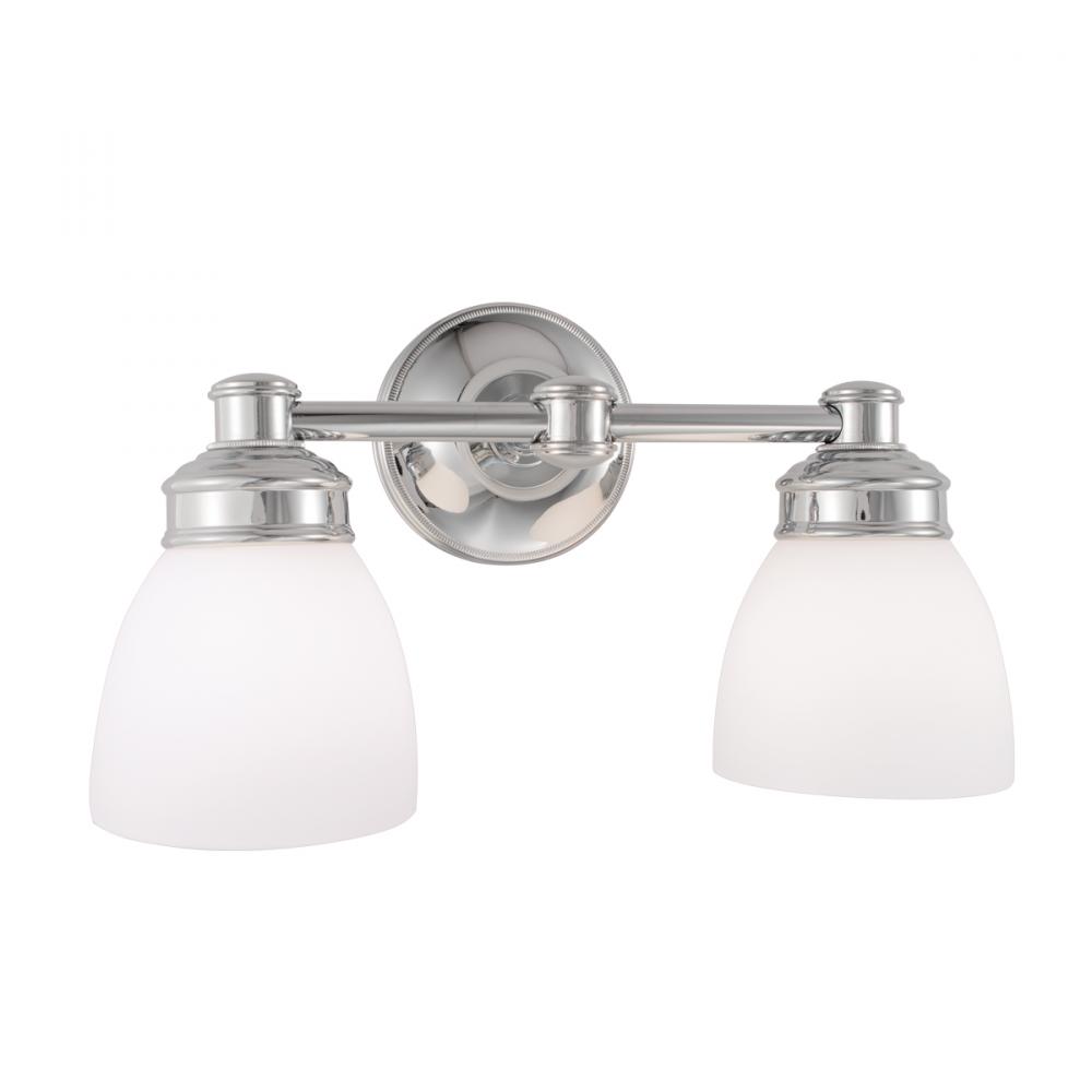 Spencer 2 Light Sconce - Chrome