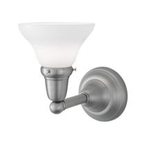 Norwell 8124-BN-SO - Coventry 1 Lt Vanity Sconce - Brushed Nickel