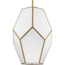 Progress P500436-078 - Latham Collection One-Light Vintage Brass Contemporary Pendant