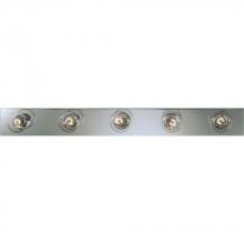 Progress P3116-15 - Broadway Collection Five-Light Polished Chrome Traditional Bath Vanity Light