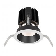 WAC US R4RD1T-S827-BKWT - Volta Round Shallow Regressed Trim with LED Light Engine