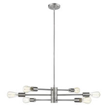 Eglo 203475A - 6x60W Chandelier w/ Polished Nickel Finish