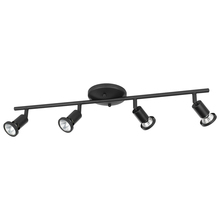 Eglo 205137A - Temendo - 4 Lt Fixed Track Light Structured Black Finish 4x10W