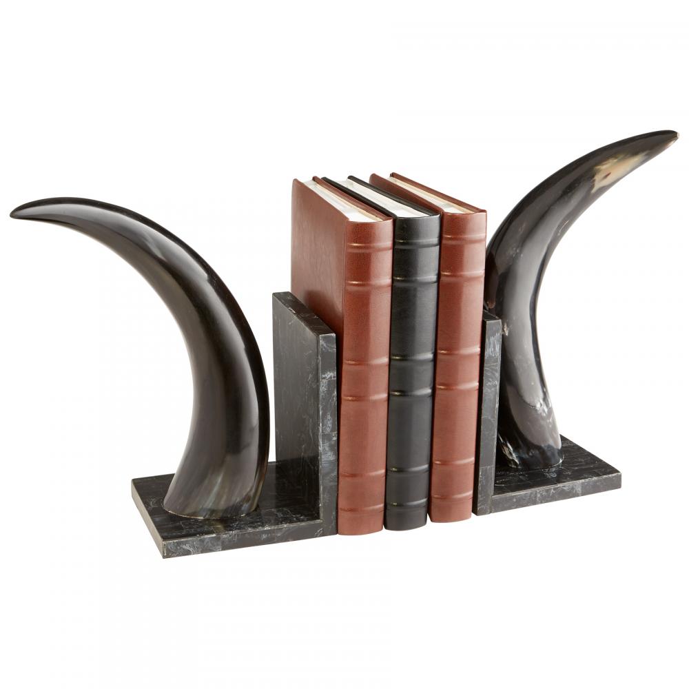 Horn Rimmed Bookends