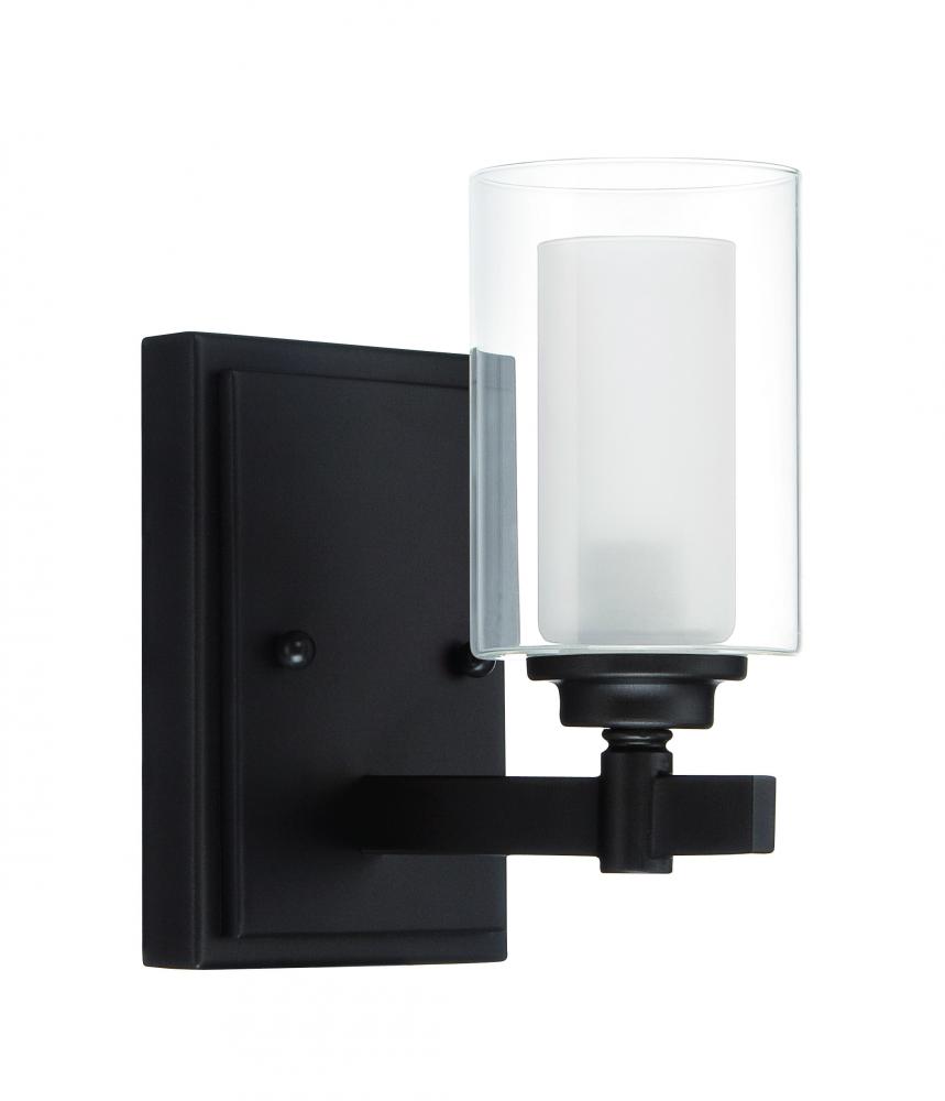 Celeste 1 Light Wall Sconce in Espresso