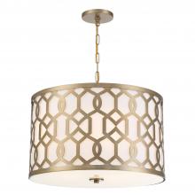 Crystorama 2266-AG - Libby Langdon Jennings 5 Light Aged Brass Chandelier