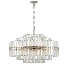 Crystorama HAY-1407-PN - Hayes 16 Light Polished Nickel Chandelier