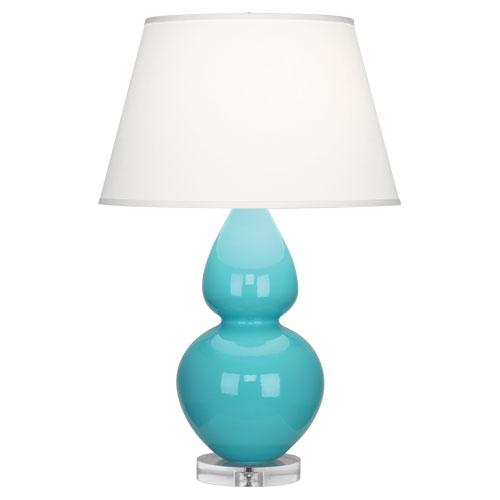 Egg Blue Double Gourd Table Lamp