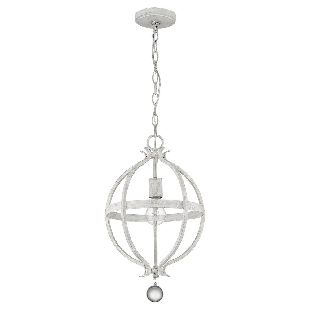 Callie 1-Light Country White Pendant