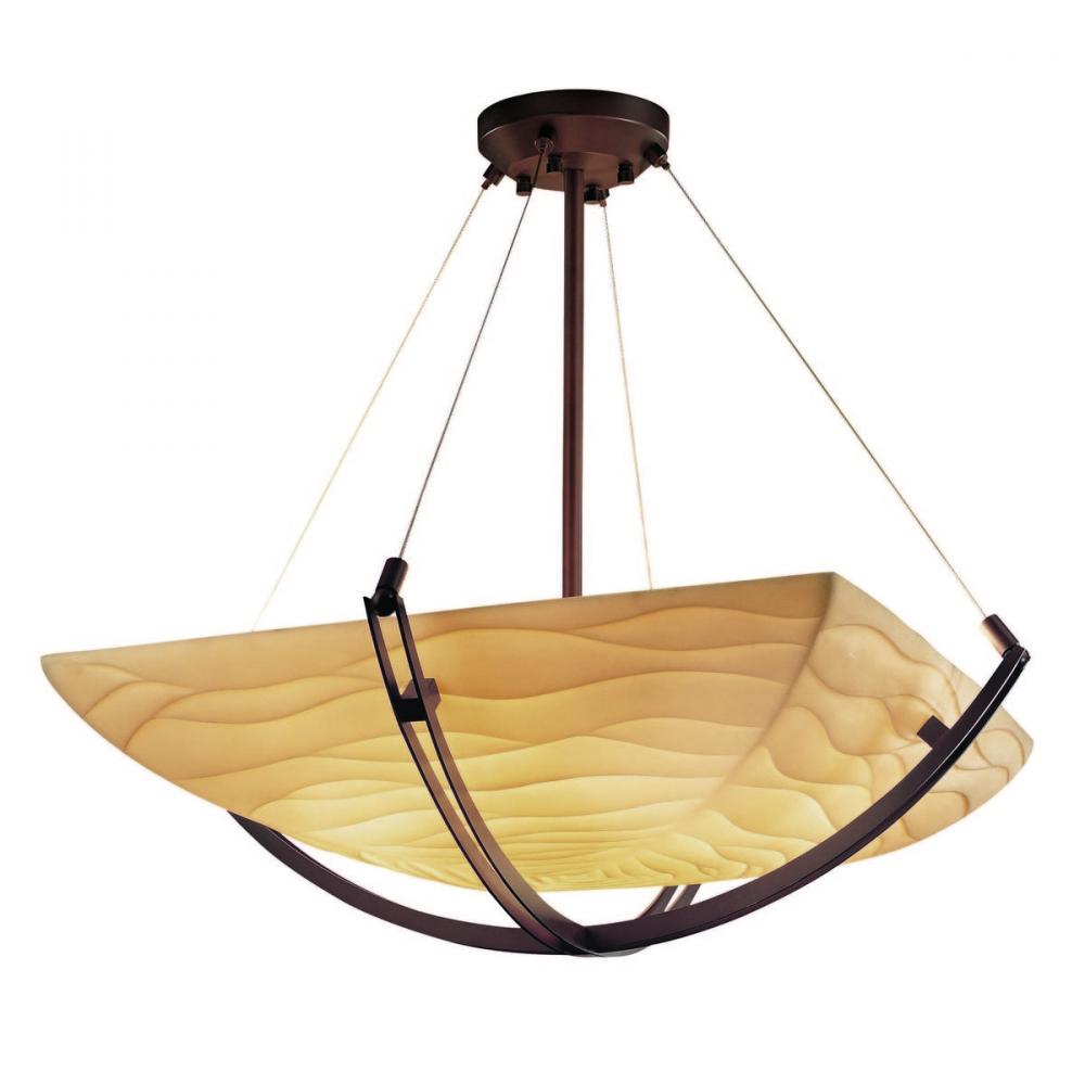 36" Pendant Bowl w/ Crossbar