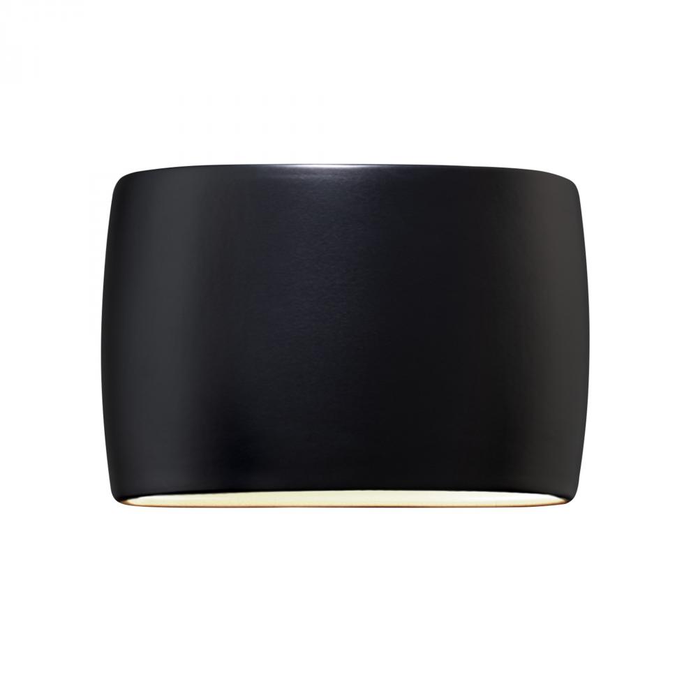 Wide ADA Large Oval Wall Sconce - Open Top & Bottom