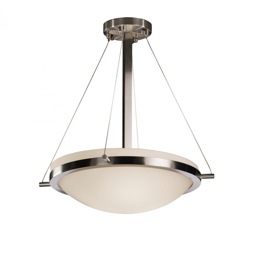 18" LED Pendant Bowl w/ Ring