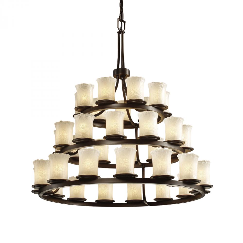 Dakota 36-Light 3-Tier Ring LED Chandelier