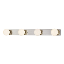 Justice Design Group FSN-4044-CLOP-NCKL - Luna 4-Light LED Bath Bar