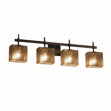 Justice Design Group FSN-8414-55-MROR-DBRZ - Union 4-Light Bath Bar