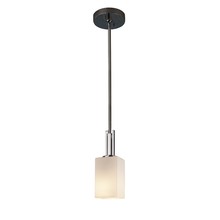 Justice Design Group FSN-8445-15-OPAL-CROM - Era 1-Light Mini-Pendant