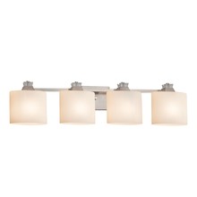 Justice Design Group FSN-8474-30-OPAL-NCKL - Ardent 4-Light Bath Bar