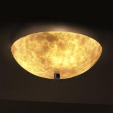 Justice Design Group CLD-9671-35-MBLK - 18" Semi-Flush Bowl w/ GU24-LED Lamping