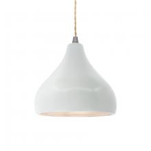 Justice Design Group CER-6560-WTWT-NCKL-BEIG-TWST - Small Droplet 1-Light Pendant