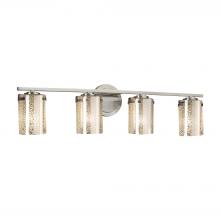 Justice Design Group FSN-8454-10-MROR-NCKL - Atlas 4-Light Bath Bar