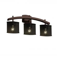 Justice Design Group MSH-8593-30-DBRZ - Archway 3-Light Bath Bar