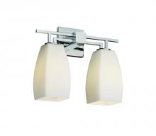  FSN-8702-10-OPAL-CROM - Aero 2-Light Bath Bar