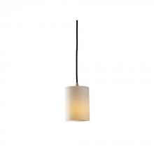 Justice Design Group FSN-8815-40-OPAL-MBLK-RIGID - Mini 1-Light Pendant