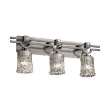 Justice Design Group GLA-8503-16-GLDC-MBLK - Argyle 3-Light Bath Bar