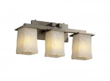 Justice Design Group GLA-8673-26-CLRT-MBLK - Montana 3-Light Bath Bar