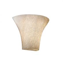 Justice Design Group POR-8811-LEAF - Large Round Flared Wall Sconce