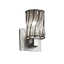 Justice Design Group WGL-8921-10-GRCB-NCKL - Modular 1-Light Wall Sconce