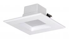 Satco Products Inc. S9758 - 10 watt LED Downlight Retrofit; 4 inch square shape; 4000K; 120 volt