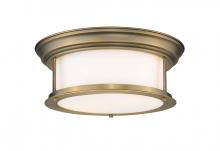  2011F13-HBR - 2 Light Flush Mount