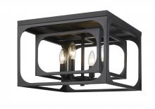 Z-Lite 3038F-MB - 4 Light Flush Mount