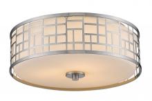 Z-Lite 330F16-BN - 3 Light Flush Mount