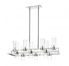 Z-Lite 4008-10PN - 10 Light Linear Chandelier