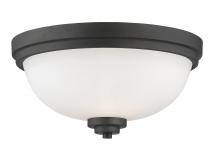 Z-Lite 443F2-BRZ - 2 Light Flush Mount