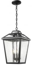 Z-Lite 539CHB-BK - 3 Light Outdoor Chain Mount Ceiling Fixture