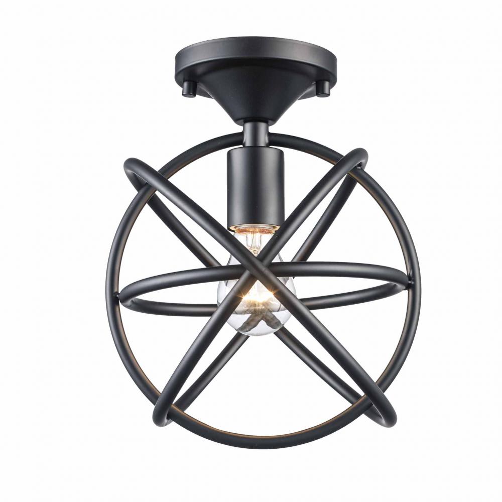 Viewridge Flush Mount Lighting Black