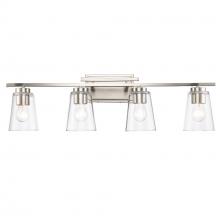 Trans Globe 22494 BN - Iris Vanity Lighting Brushed Nickel