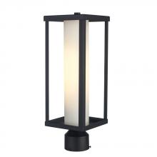 Trans Globe 51463 BK - Adler Post Lanterns Black