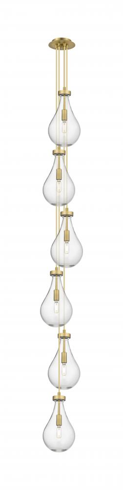 Owego - 6 Light - 7 inch - Brushed Champagne Bronze - Multi Pendant