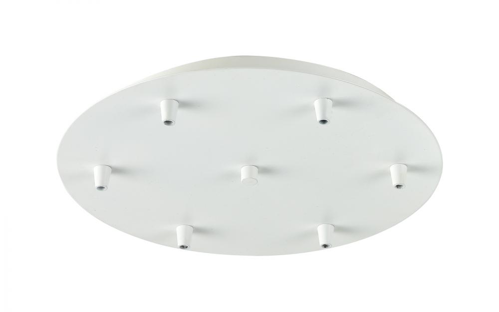 6 Light Round Multi Port Canopy