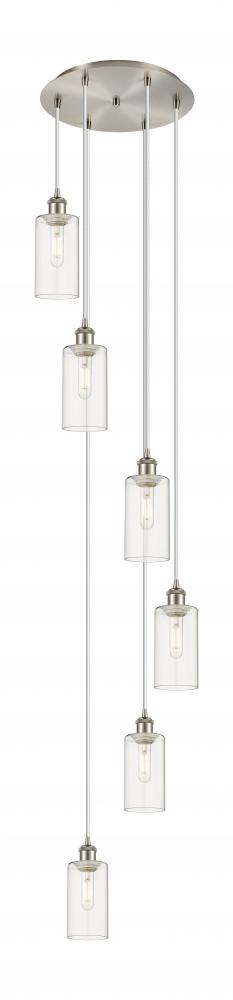 Crown Point - 6 Light - 16 inch - Brushed Satin Nickel - Multi Pendant