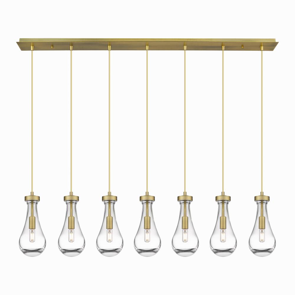 Owego - 7 Light - 49 inch - Brushed Champagne Bronze - Linear Pendant