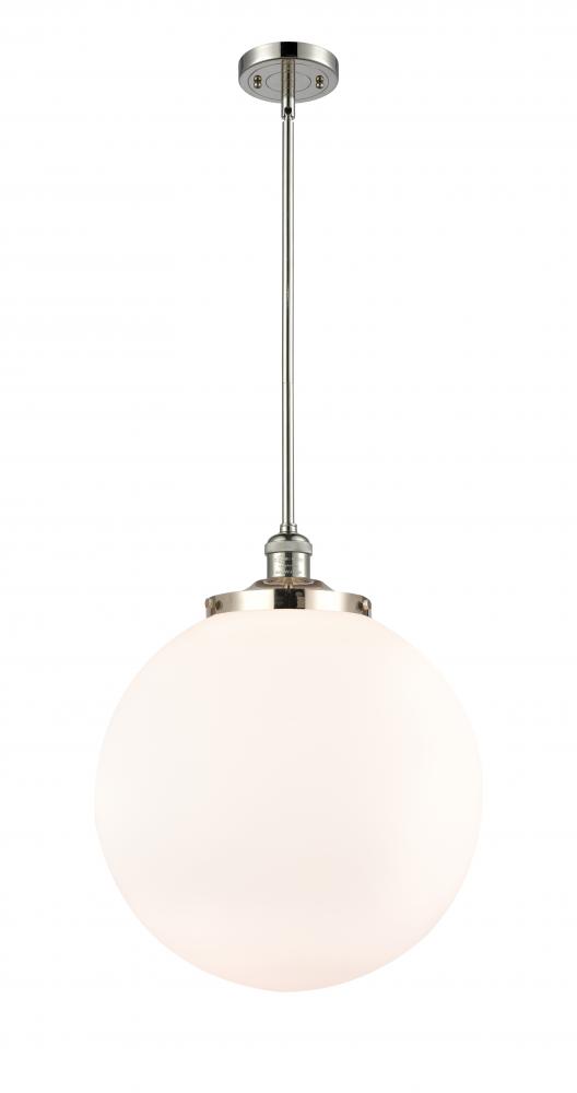 Beacon - 1 Light - 16 inch - Polished Nickel - Stem Hung - Pendant