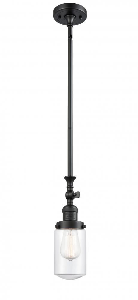 Dover - 1 Light - 5 inch - Matte Black - Stem Hung - Mini Pendant